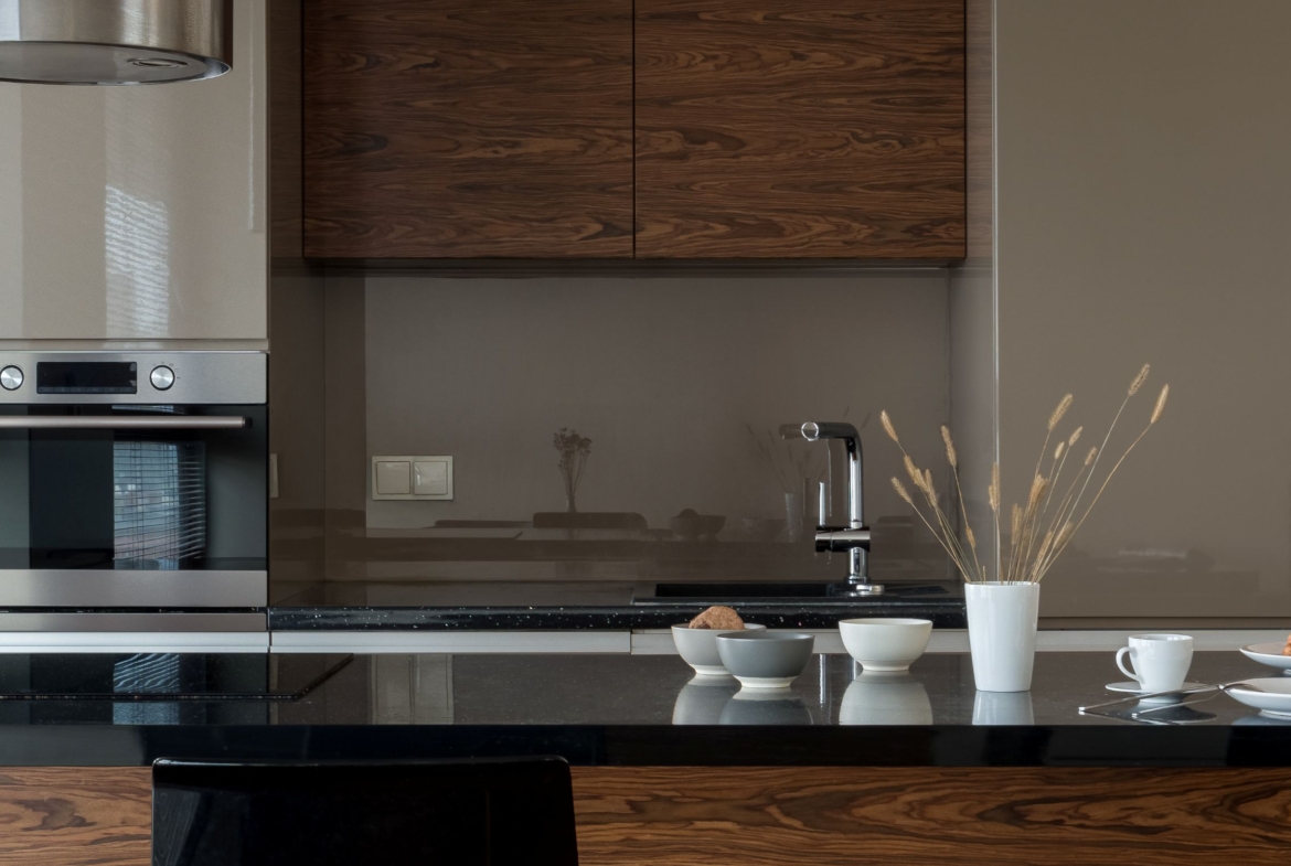 Kitchen staged for impact