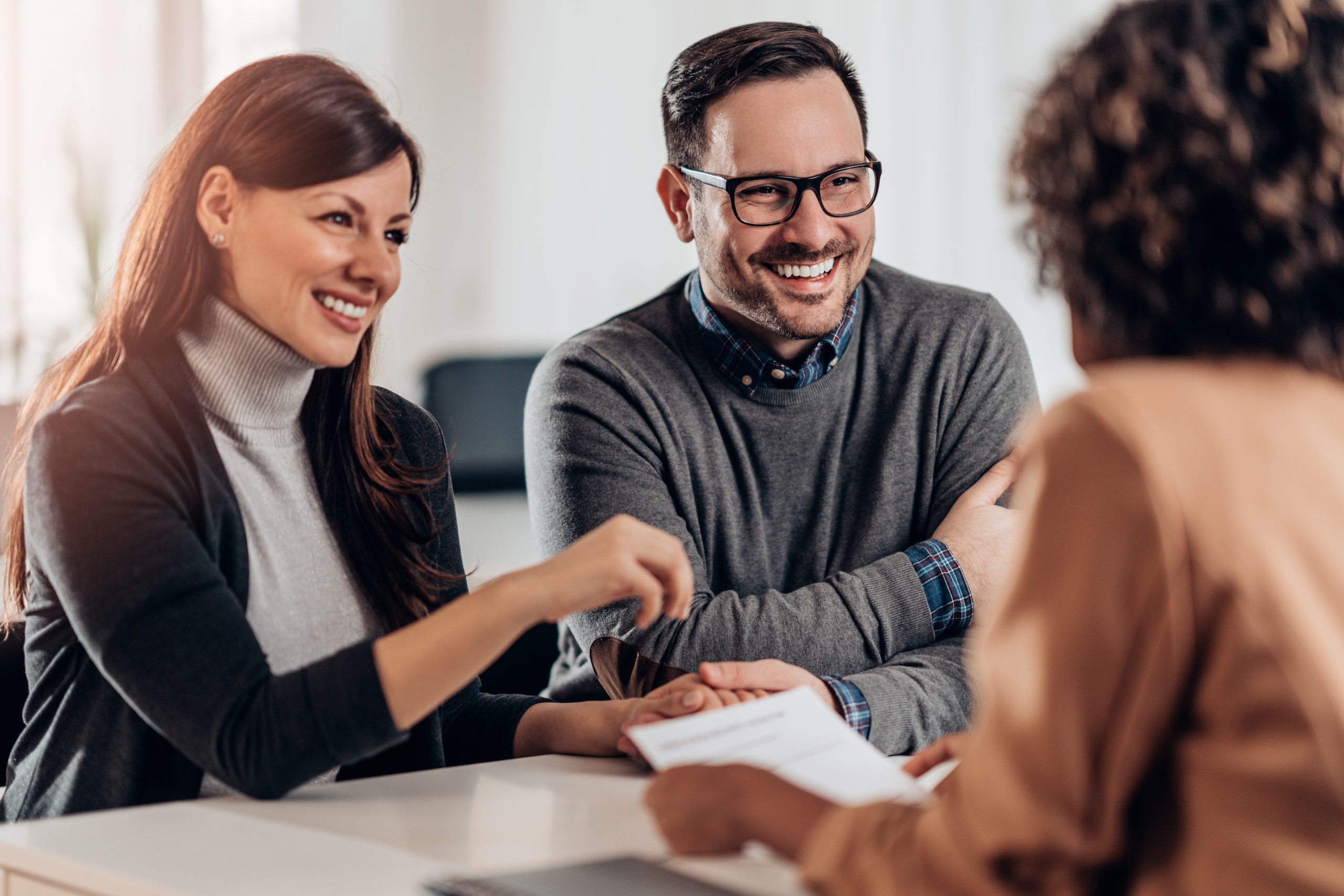 Miracaza agent explaining real estate investments in the DC Metro area